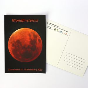 Postkarte "Totale Mondfinsternis 2015"