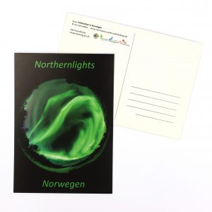 Postkarte "Polarlichter in Norwegen"